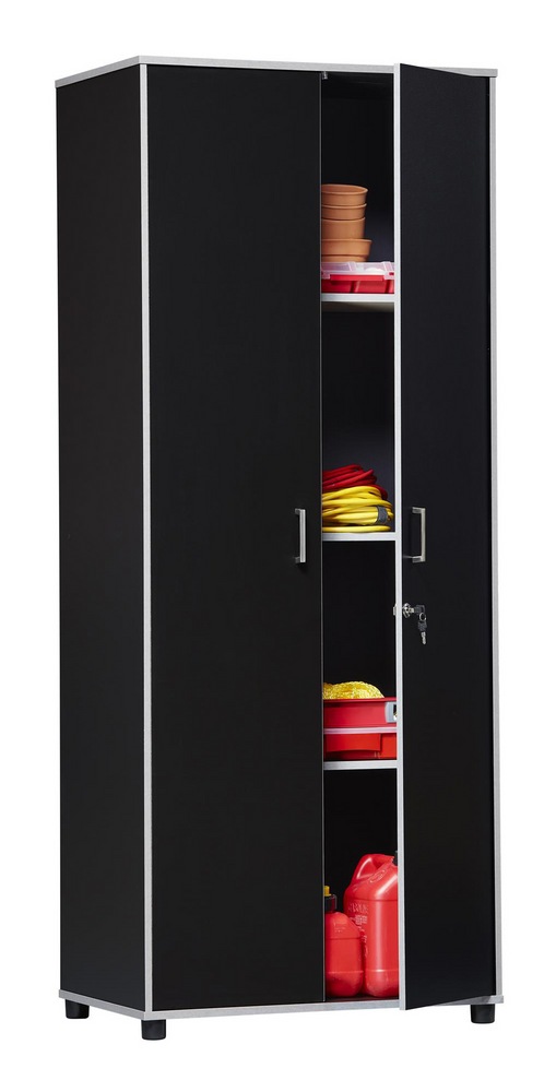 System Build 2 Door Black Storage Floor 72in Canadian Tire