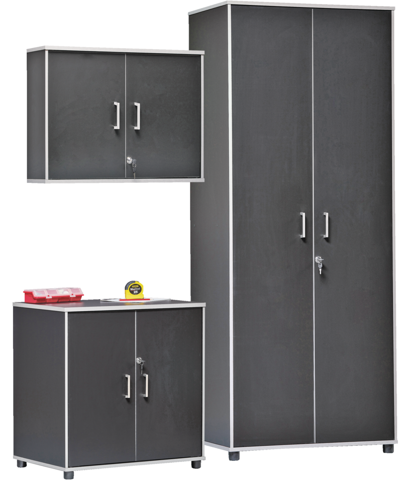 System Build 2 Door Black Storage Floor 72in Canadian Tire