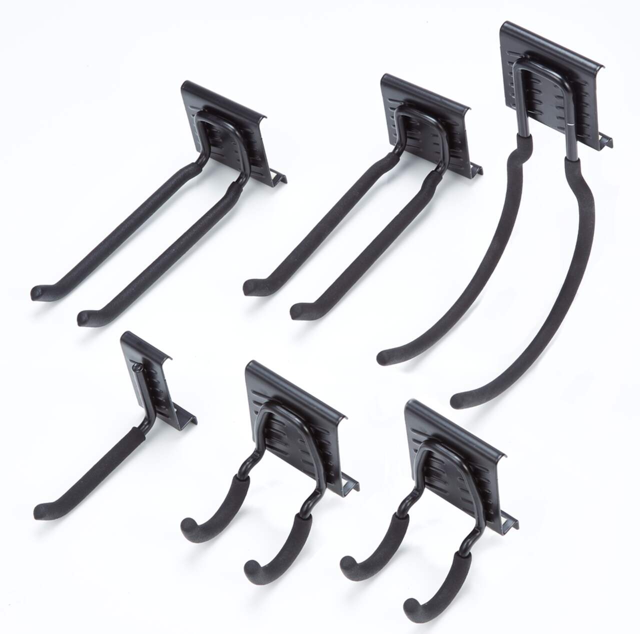 Mastercraft Rubber Coated Heavy Duty Storage Hook Set 6 pcs