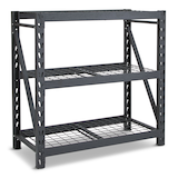 MAXIMUM Adjustable 3-Shelf Heavy Duty Steel Metal Storage Rack/Shelving Unit, 48 x 24 x 48-in Front_Three_Fourths_Angled_Right