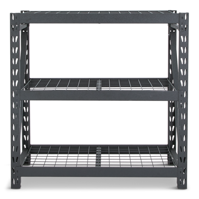 MAXIMUM Adjustable 3Shelf Heavy Duty Steel Metal Storage Rack / Shelving Unit, 48 x 24 x 48in