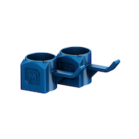 Mastercraft Blue Resin Shelf Hooks,  2-pc