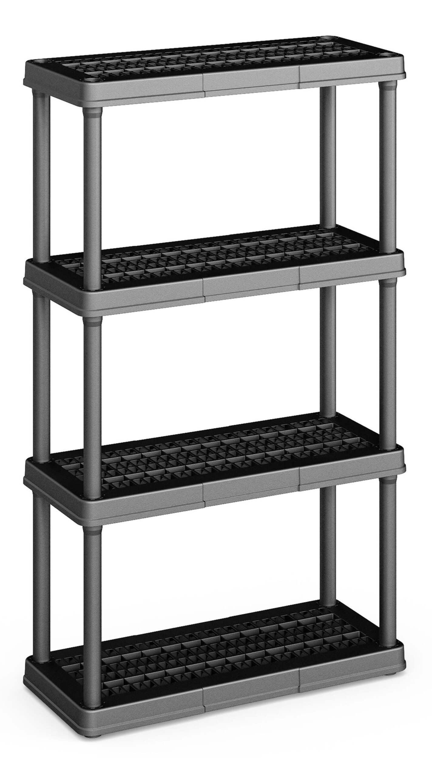 Black 4 Shelf Medium Duty Shelving Unit Canadian Tire