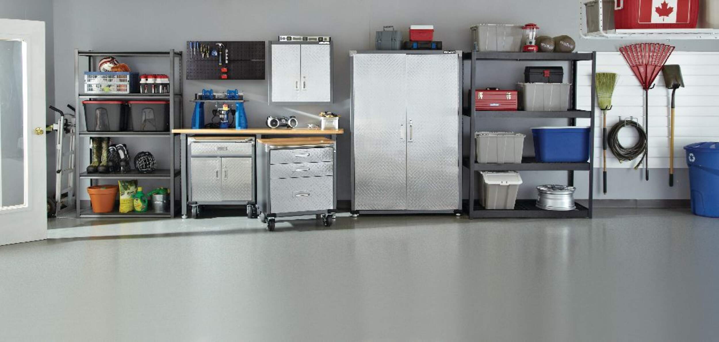 Mastercraft 4 Shelf Storage Unit, 24 x 53 x 72-in Front_Elevated