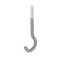 Mastercraft Screw Mount Vinyl-Coated Plant Hook for Garage Front_Angled_Left