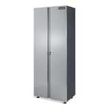 Armoire haute à 2 portes avec 3 tablettes réglables MAXIMUM, série Stainless, 77 x 30 x 18 po Front_Three_Fourths_Angled_Left