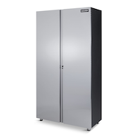 MAXIMUM 2-Door Tall Cabinet with 3 Adjustable Shelves, Stainless Series, 77 x 42 x 18-in Front_Three_Fourths_Angled_Left