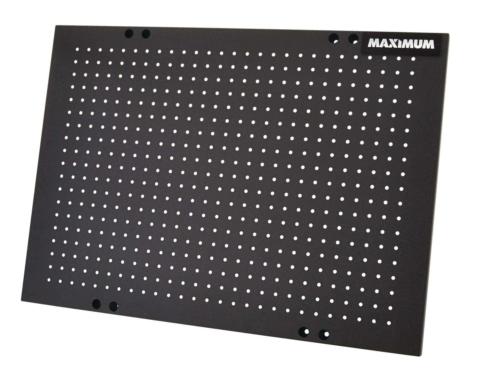 MAXIMUM Heavy-Duty Steel Pegboard for Garage, Black Series, 22 x 30 x 1-in