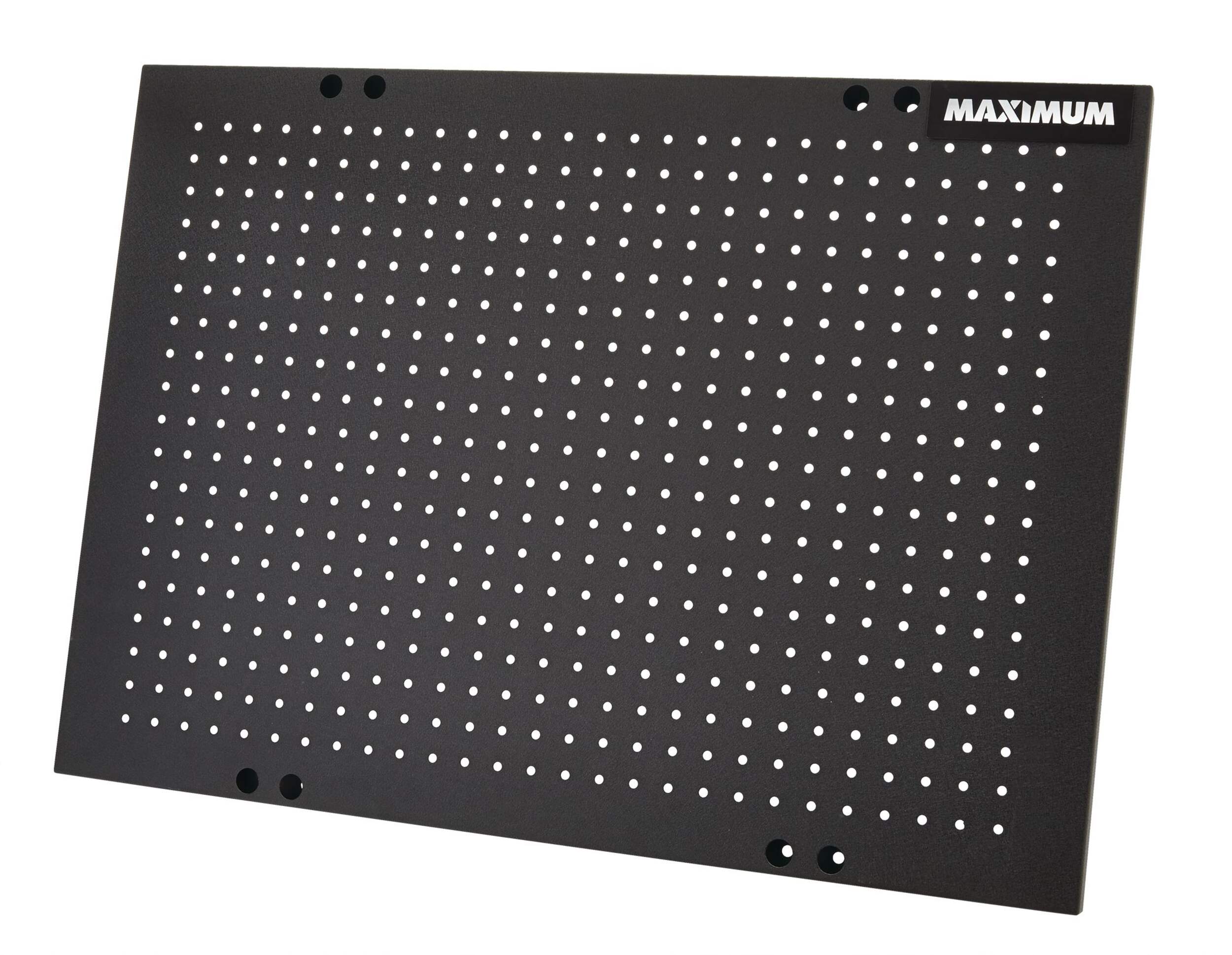 Panneau perforé en acier robuste MAXIMUM pour garage, série Black, 22 x 30 x 1 po Front_Angled_Left