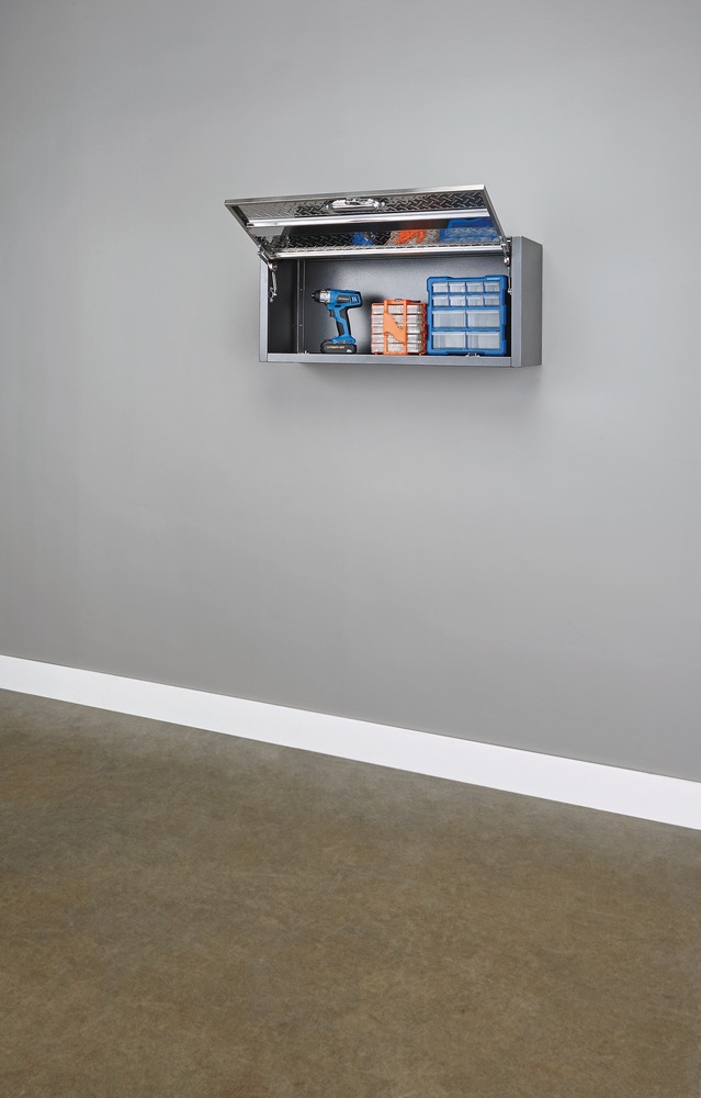 Armoire murale pour garage 1 porte Mastercraft, série Black, 36 x 12 x