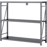 Étagère professionnelle à 3 tablettes MAXIMUM, 48 x 14 x 42 po Front_Three_Fourths_Angled_Left
