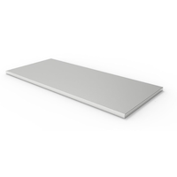 Plan de travail pour garage NewAge, fini en acier inoxydable, 56 x 24 po Front_Angled_Left