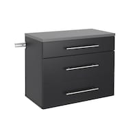 Prepac HangUps 3-Drawer Base Storage Cabinet, Assorted Colours, 16 x 30 x 24-in