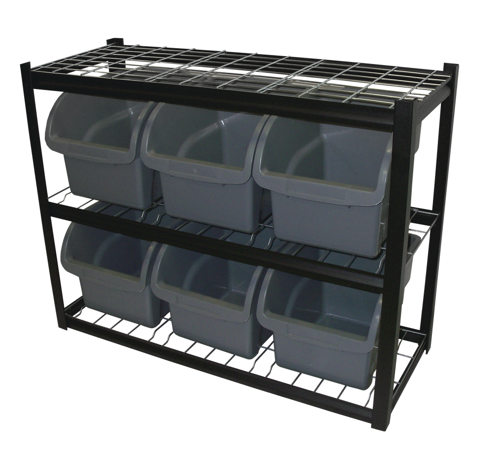 Edsal Adjustable 6Jumbo Bin Storage Rack / Shelving Unit Canadian Tire