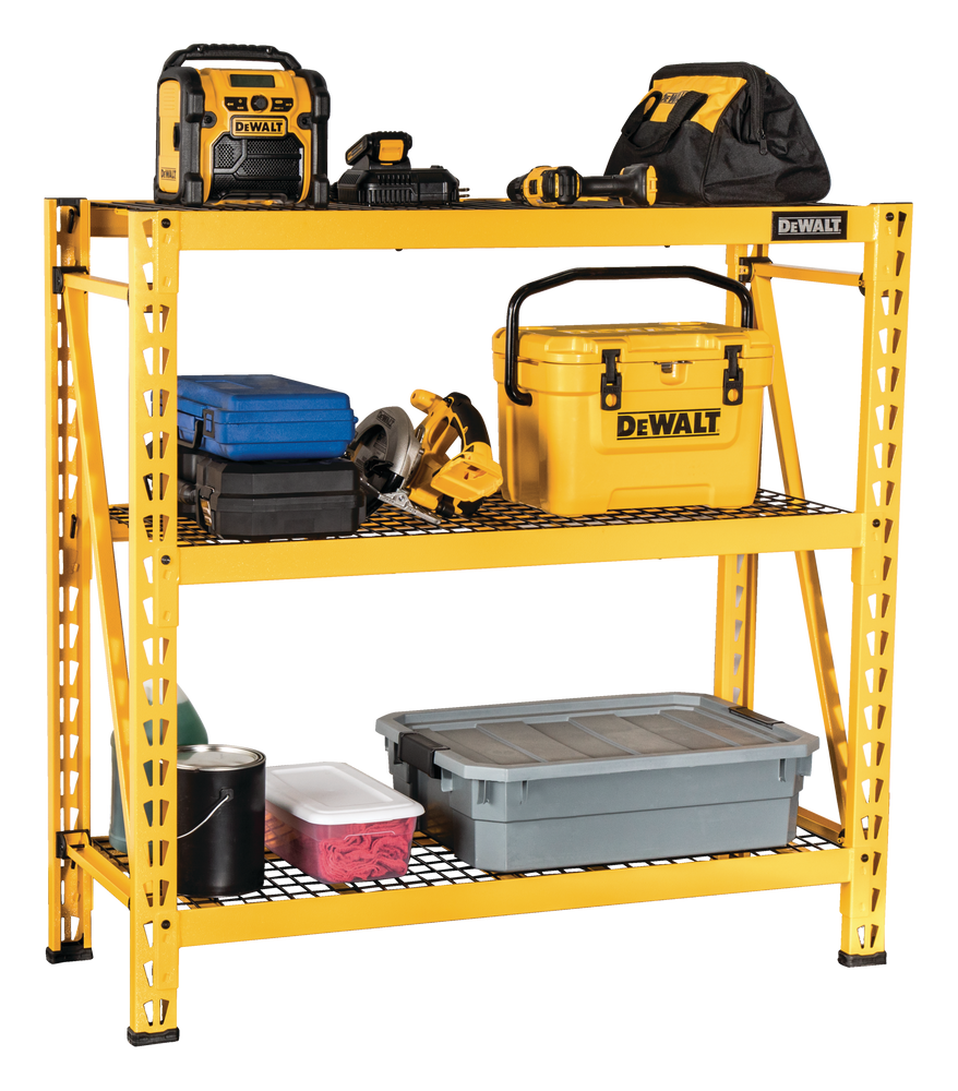 DEWALT Adjustable 3Shelf Heavy Duty Metal Wire Storage Rack / Shelving