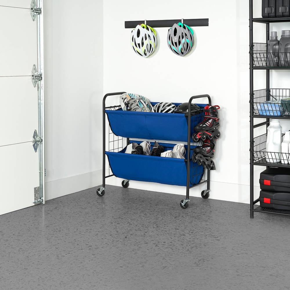 NeatFreak 2Tier Utility Storage Rack / Garage Organizer, 34 x 16 x 36