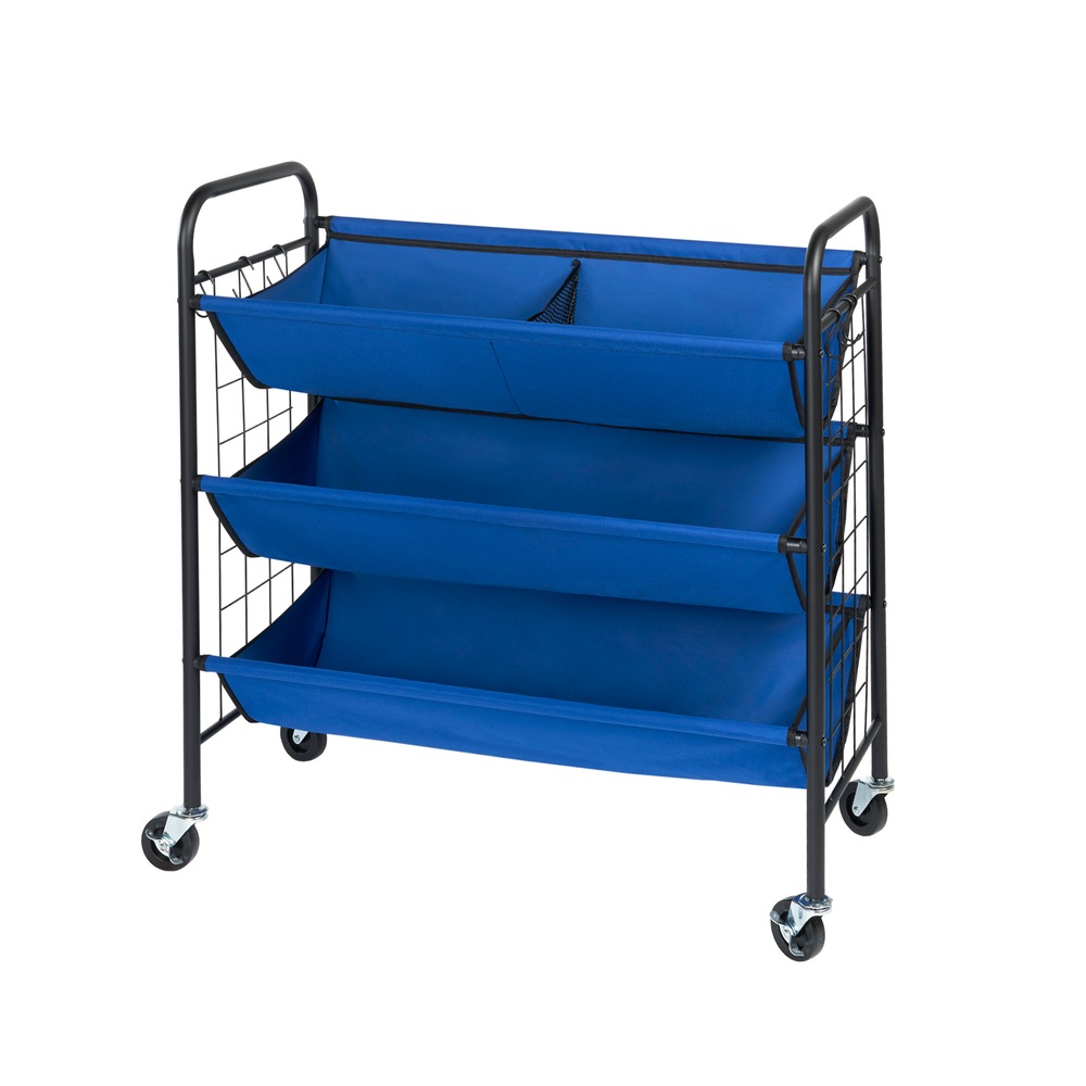 Unité de rangement à 3 niveaux avec roulettes pour garage NeatFreak