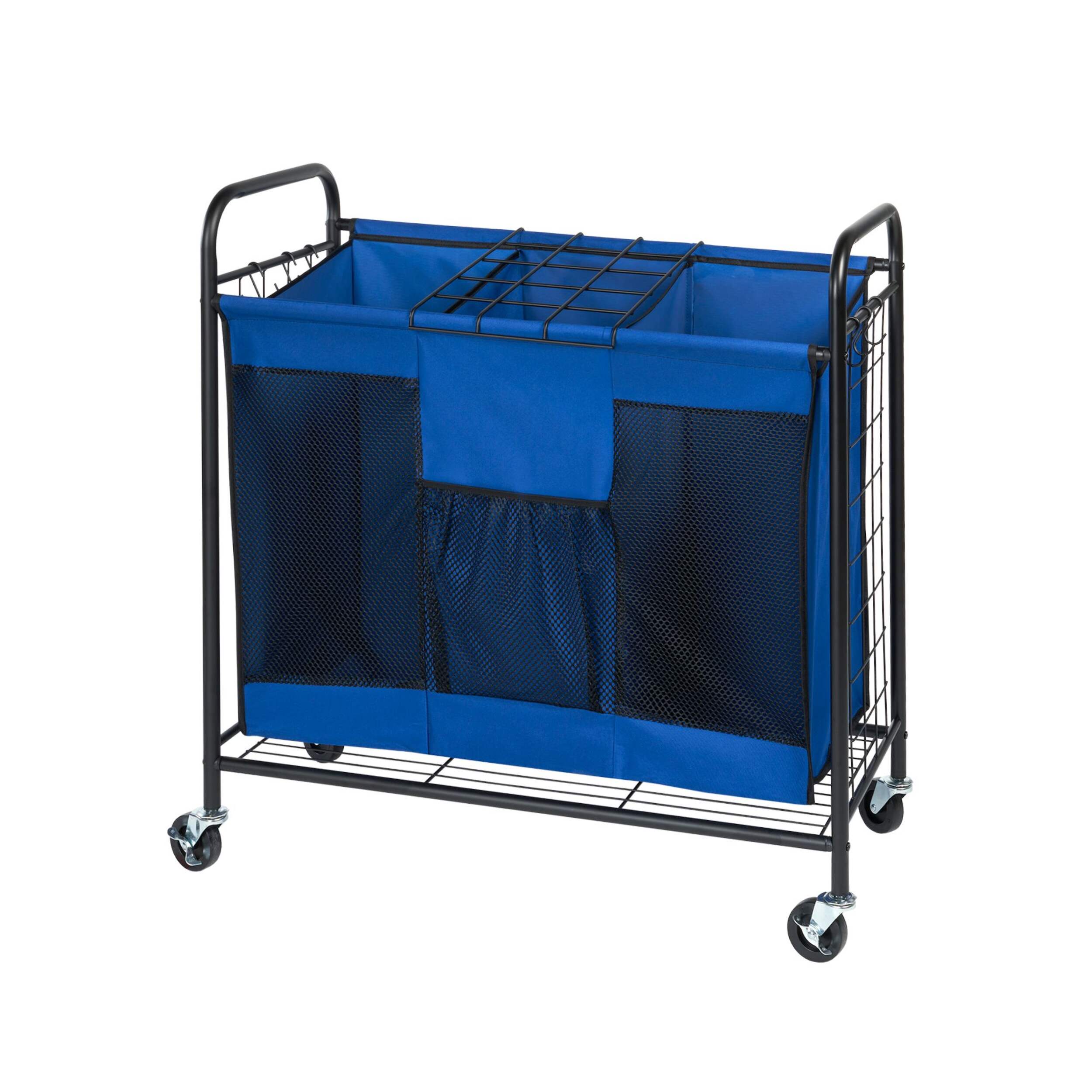 NeatFreak Multi-Purpose Utility Storage Rack / Garage Organizer wirh Casters, 34 x 16 x 36-in Front_Angled_Left