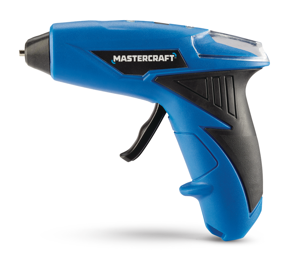Mastercraft Dual Temp Full Size Glue Gun with Stand, Cordless, 10W Canadian Tire