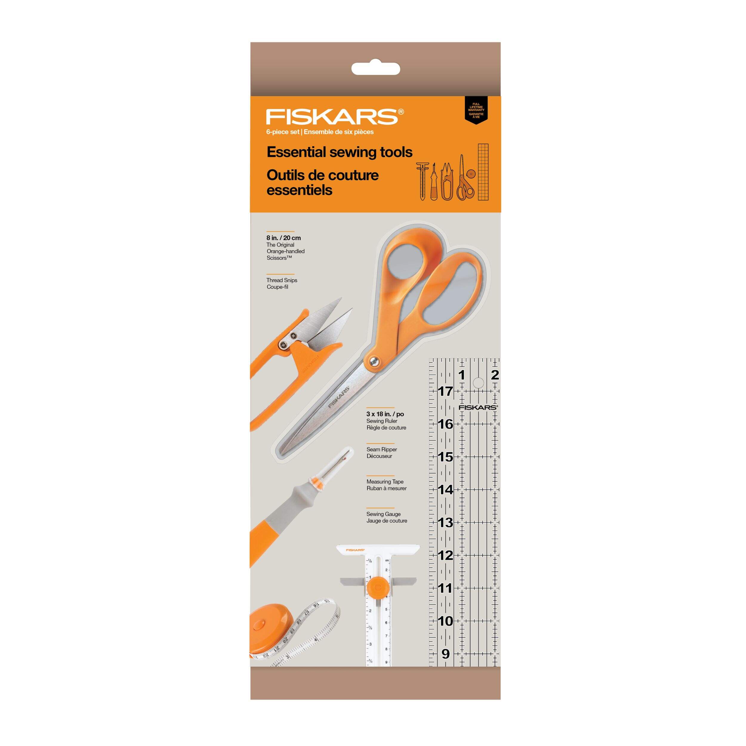 Fiskars Sewing Set with Scissors Front_Flat