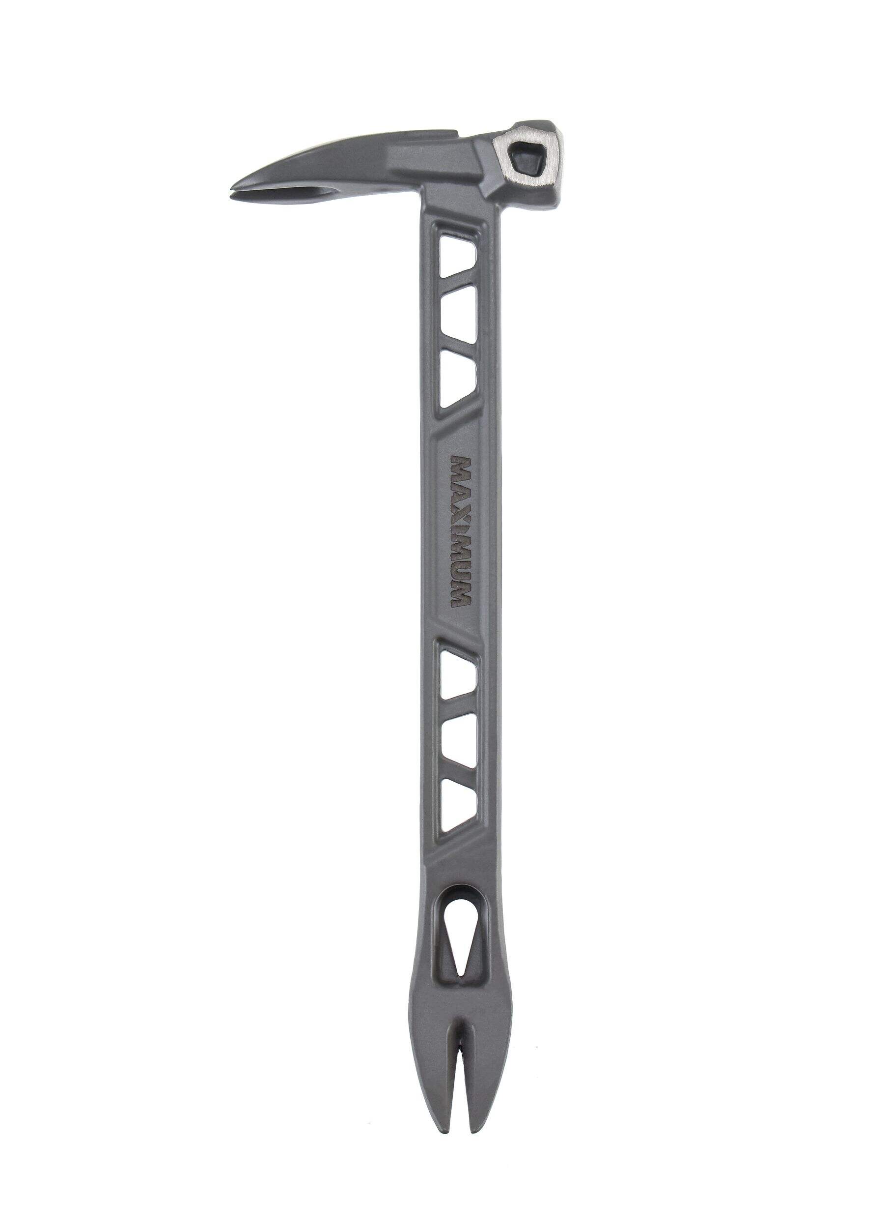 MAXIMUM Multi-functional Claw Bar Nail Puller, 10-in, Forged Steel Front_Flat