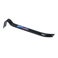 Mastercraft Flat Pry Bar with Forged Steel Construction, 13-in Back_Angled_Left