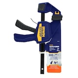 Irwin QUICK-GRIP® Medium-Duty One-Handed Bar Clamp with 3.5-in Throat Depth, 300-lb Front_Flat