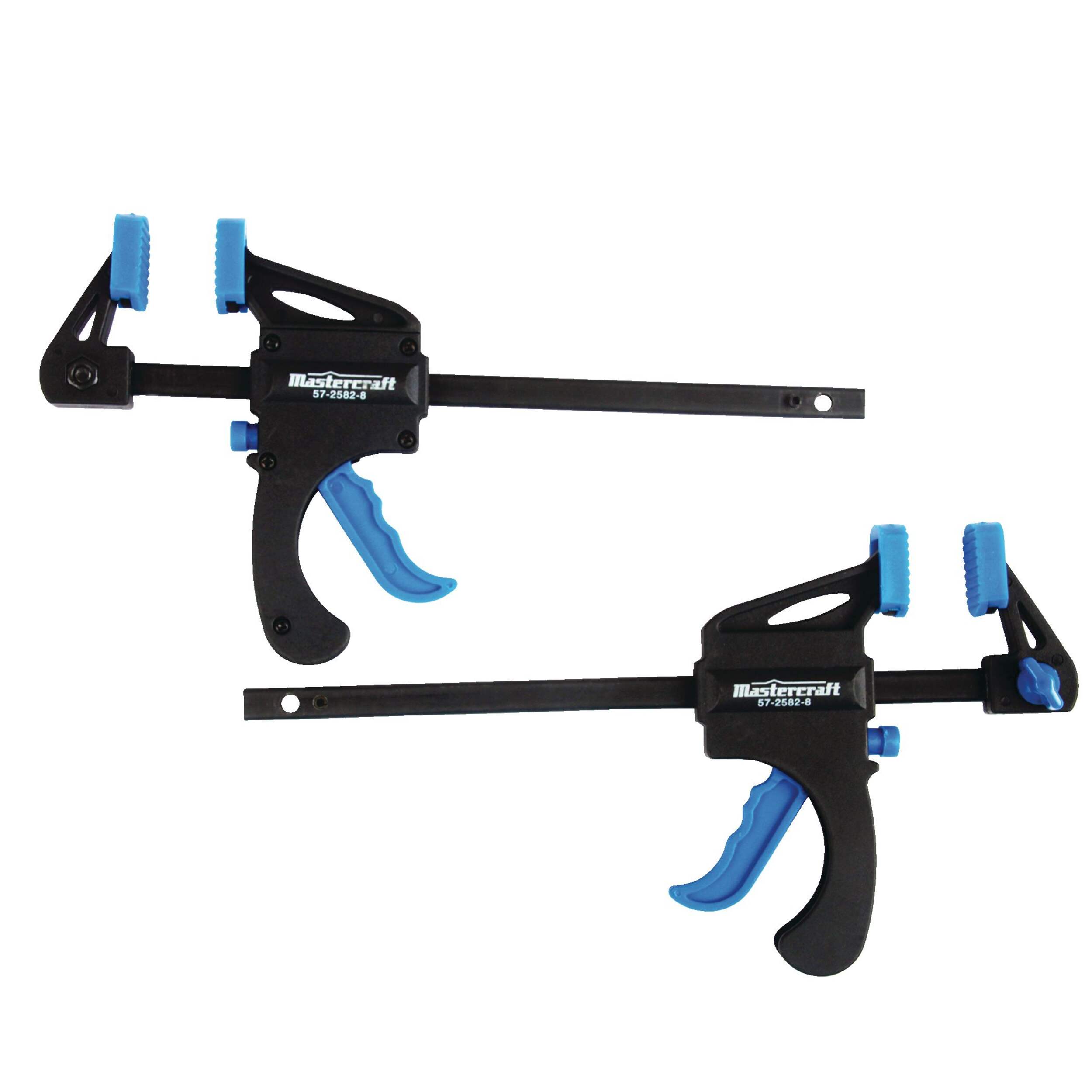 Mastercraft 4-in 35-lb Mini Trigger Bar Clamp with 1.3-in Throat, One Handed Mini, 2-pk Composite_or_Mixed