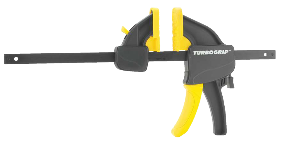 Mastercraft 220lb Trigger Bar Clamp with 3.3in Throat, One Handed