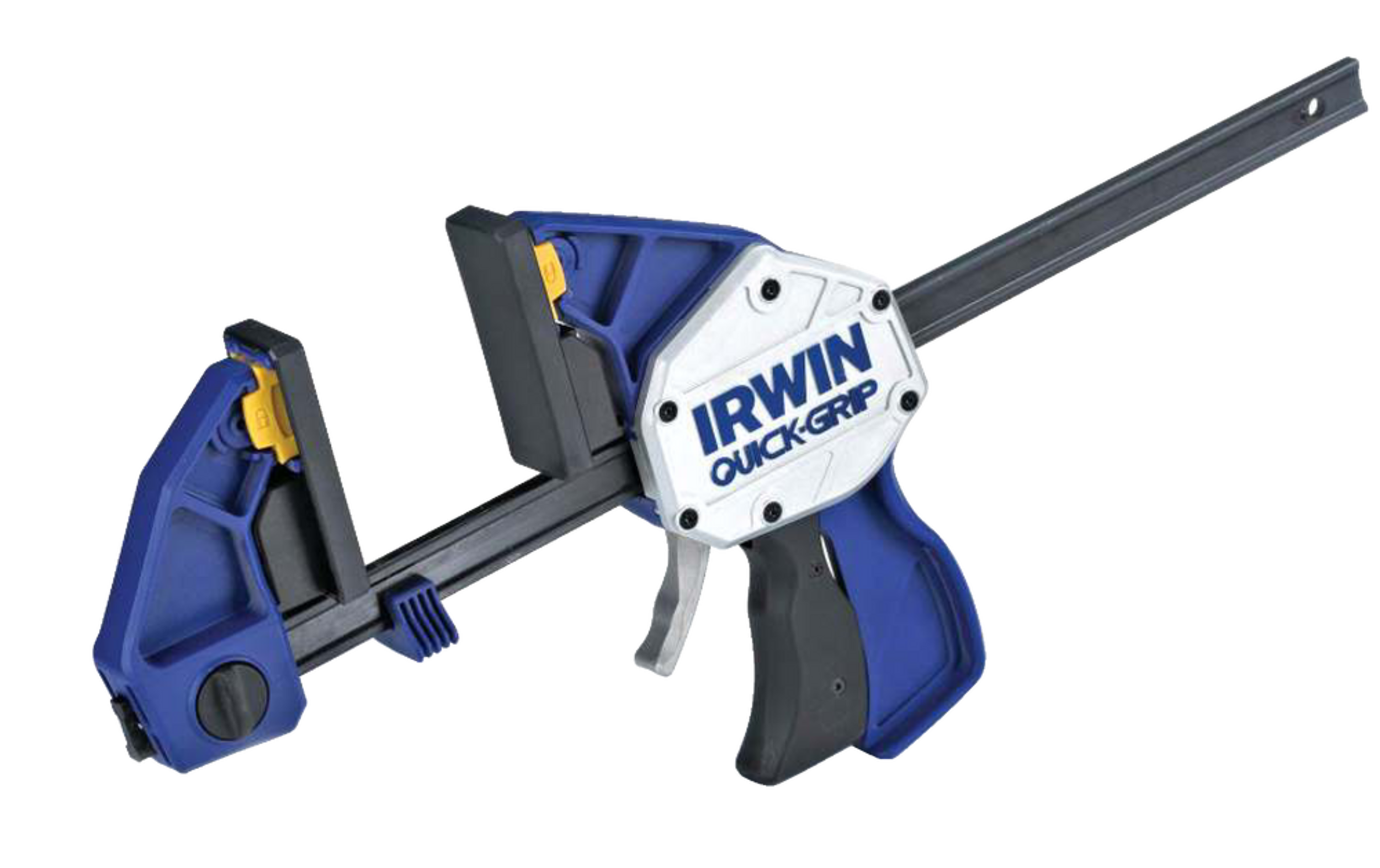 Irwin 12in 600lb QuickGrip Trigger Bar Clamp with 3.5in Throat Depth, One Handed Canadian Tire
