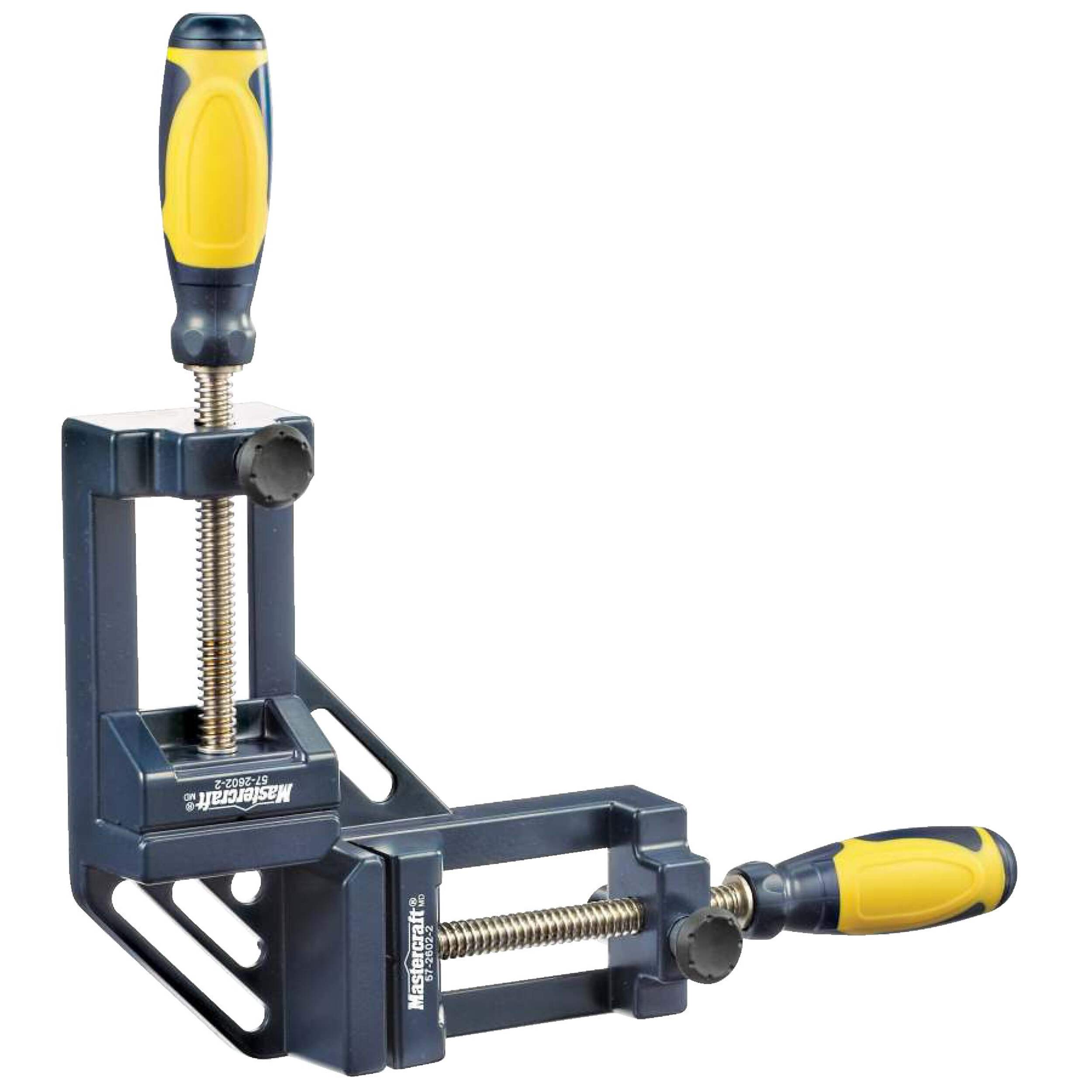 Mastercraft 90-Degree Right Angle Corner Clamp, Two Handle Overhead_Plunge