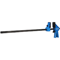 Mastercraft One-Handed Trigger Clamp with 3.3-in Throat Depth, 36-in, 300-lb Front_Angled_Right