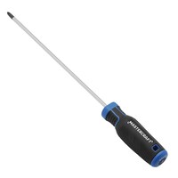 Mastercraft Phillips #2 Screwdriver, 1/4-in Diameter 10-in Shank with Rubber Grip and Magnetic Tip Front_Three_Fourths_Angled_Right
