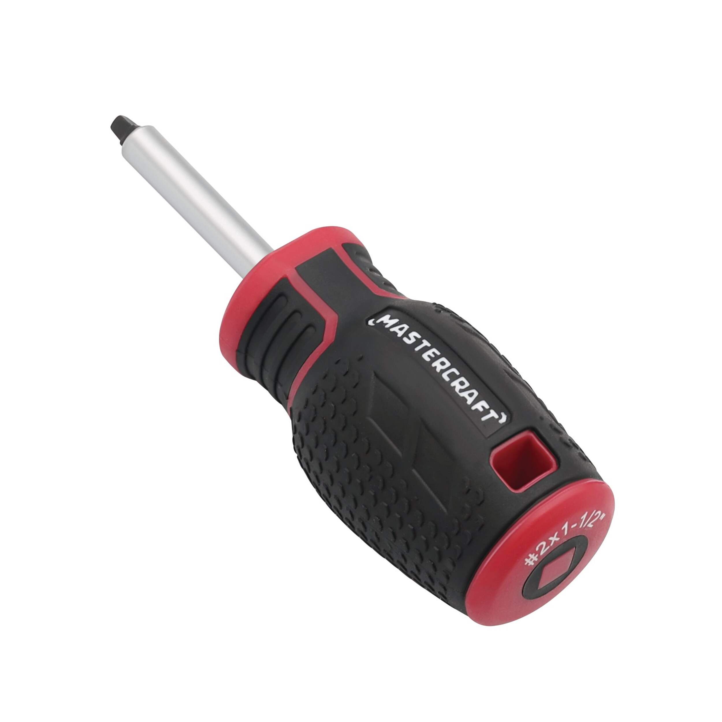 Mastercraft Robertson Stubby Screwdriver, Square Head, Rubber Grip, Assorted Sizes Canadian Tire