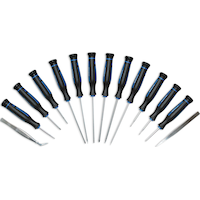 Mastercraft Precision Screwdriver Set with Case, 14-pc Composite_or_Mixed