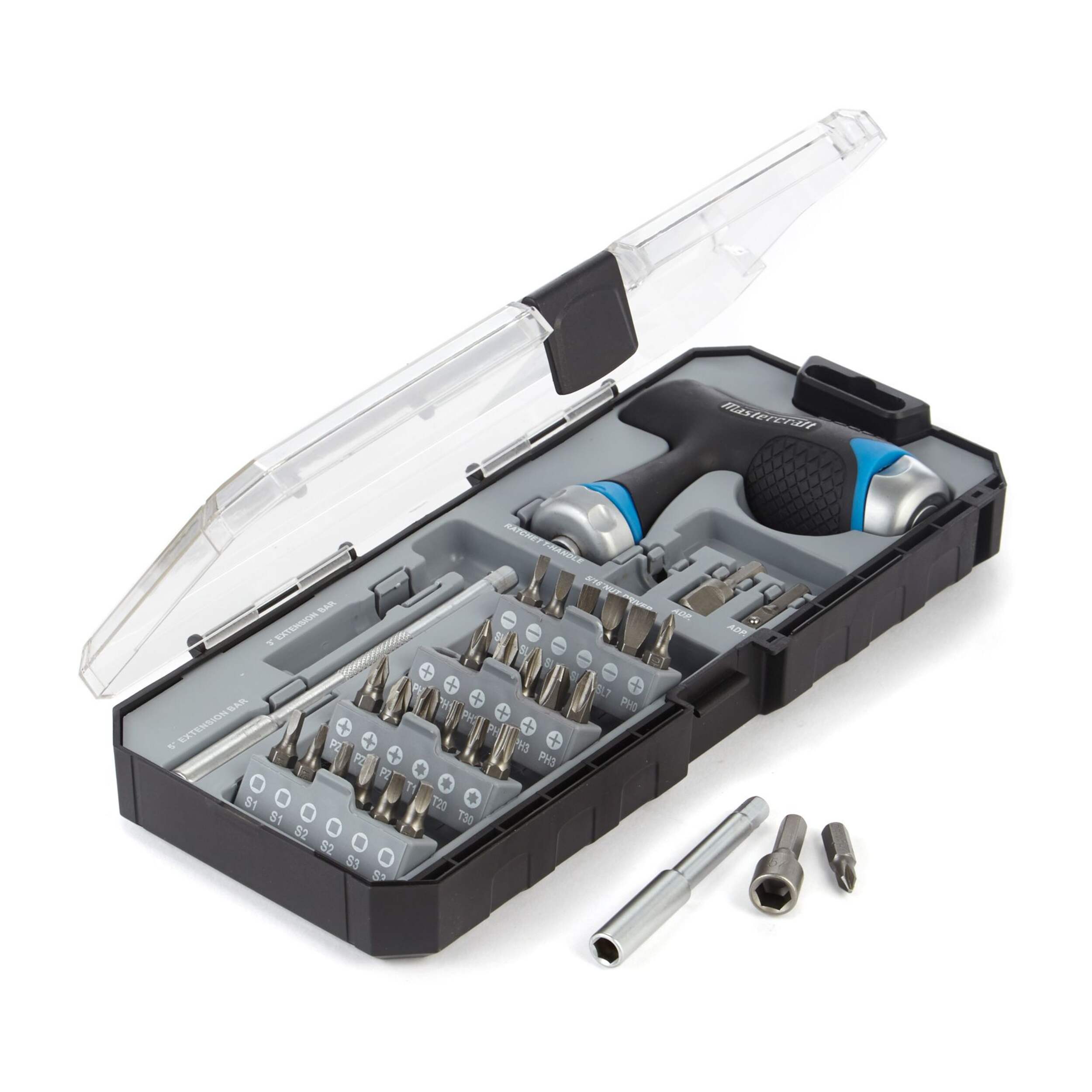Mastercraft T-Handle Screwdriver, 30-pc Composite_or_Mixed