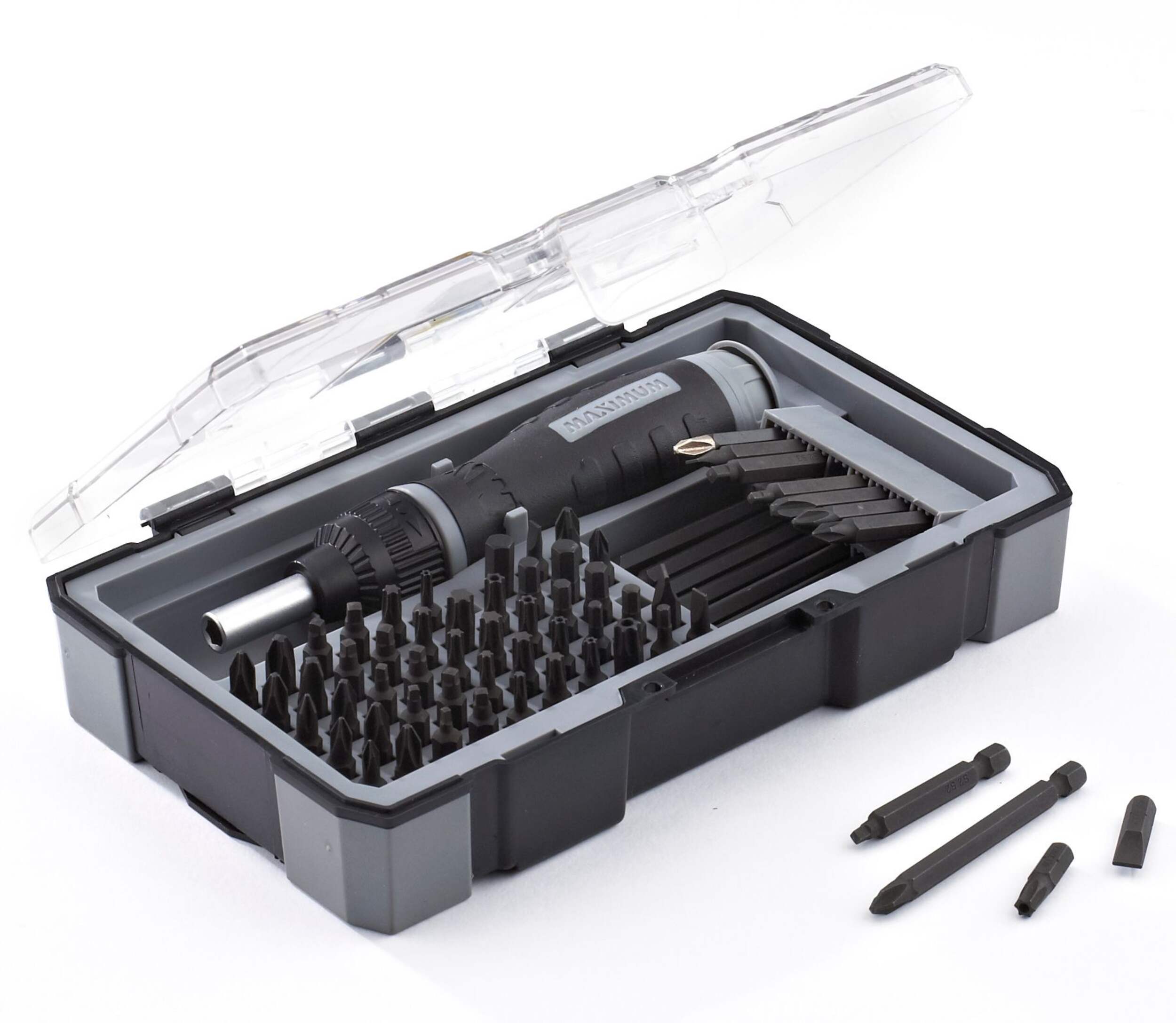 MAXIMUM Ratcheting Screwdriver Set, 67-pc Composite_or_Mixed