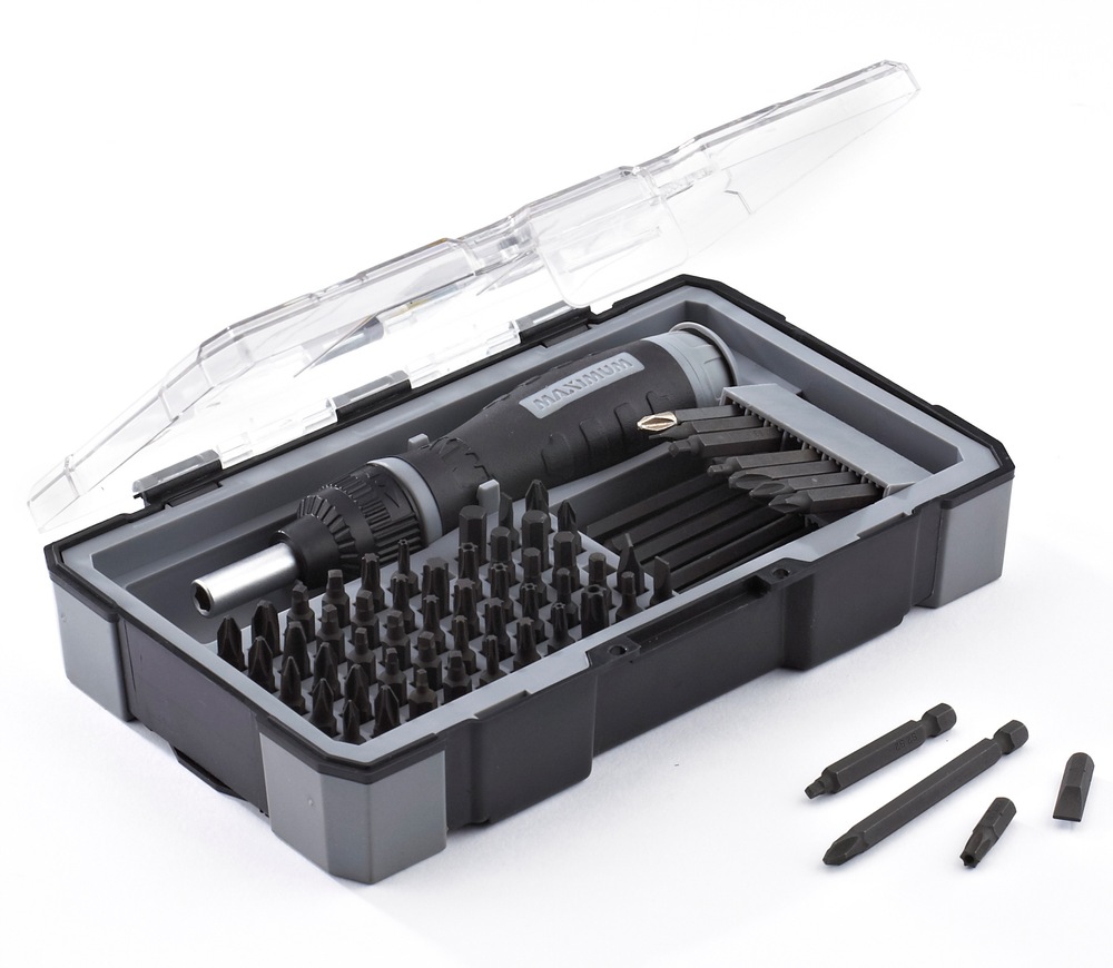 MAXIMUM Ratcheting Screwdriver Set, 67pc Canadian Tire