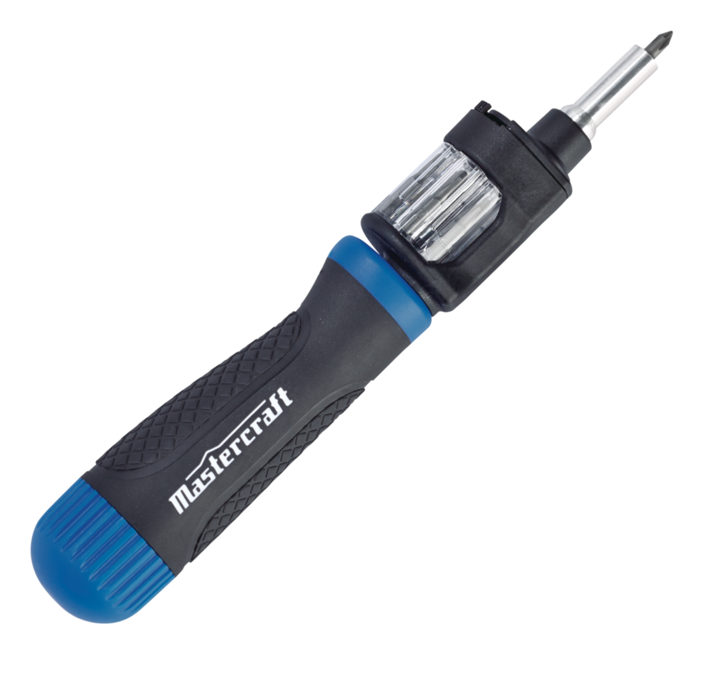 Mastercraft 13-in-1 Multi-Bit Ratcheting Screwdriver with Magnetic Bit Holder Side_Right