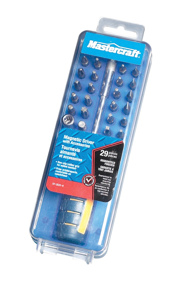 Mastercraft Screwdriver and Bit Set, 29pc Canadian Tire