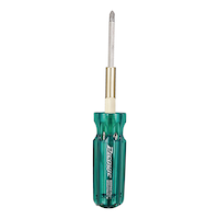 Picquic "SIXPAC Plus"™ 7-pc Multi-Bit Screwdriver, Full-Size, Emerald Green Front_Flat
