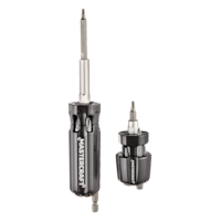 Mastercraft 7-in-1 Multi-Bit Screwdriver, Regular and Stubby, 2-pk