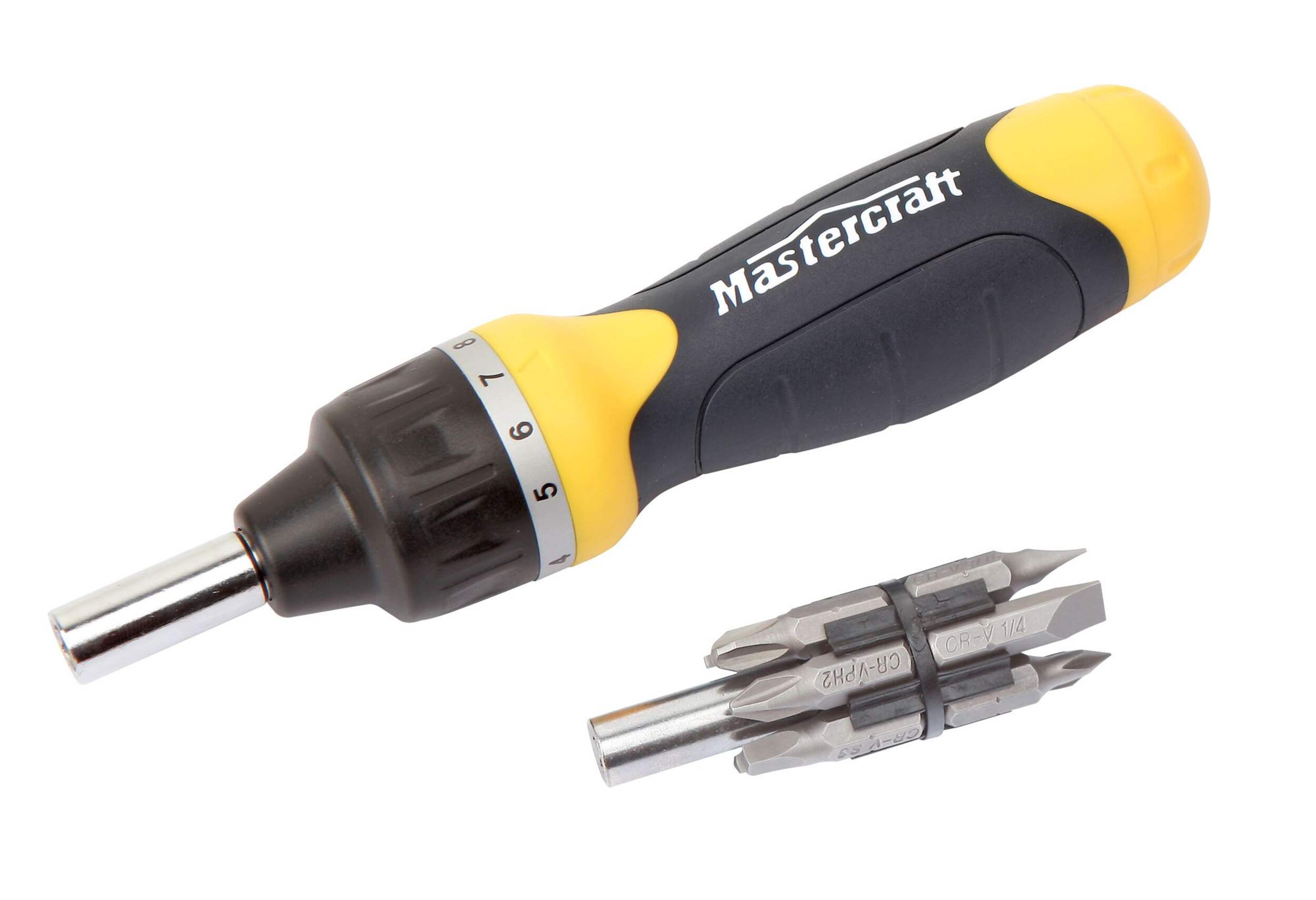 Mastercraft Adjustable Torque Multi-Bit Screwdriver Composite_or_Mixed