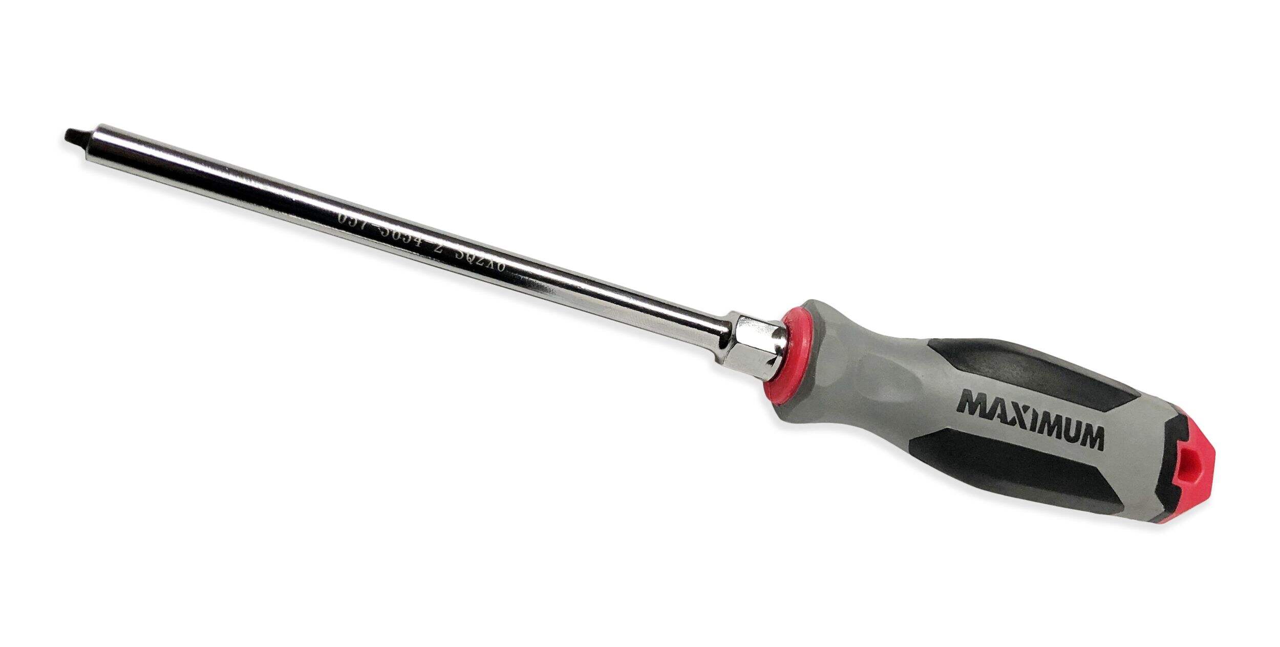 MAXIMUM #2 Robertson Screwdriver, Square Head, Textured Grip, 6-in Front_Angled_Left