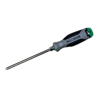Maximum Robertson Screwdriver, Square Head, Rubber Grip Front_Angled_Left