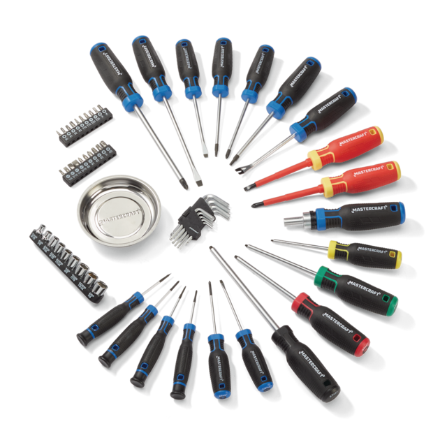 Mastercraft 60pc Screwdriver Set Canadian Tire