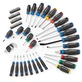 Mastercraft Screwdriver Set, 80-pc Overhead_Plunge