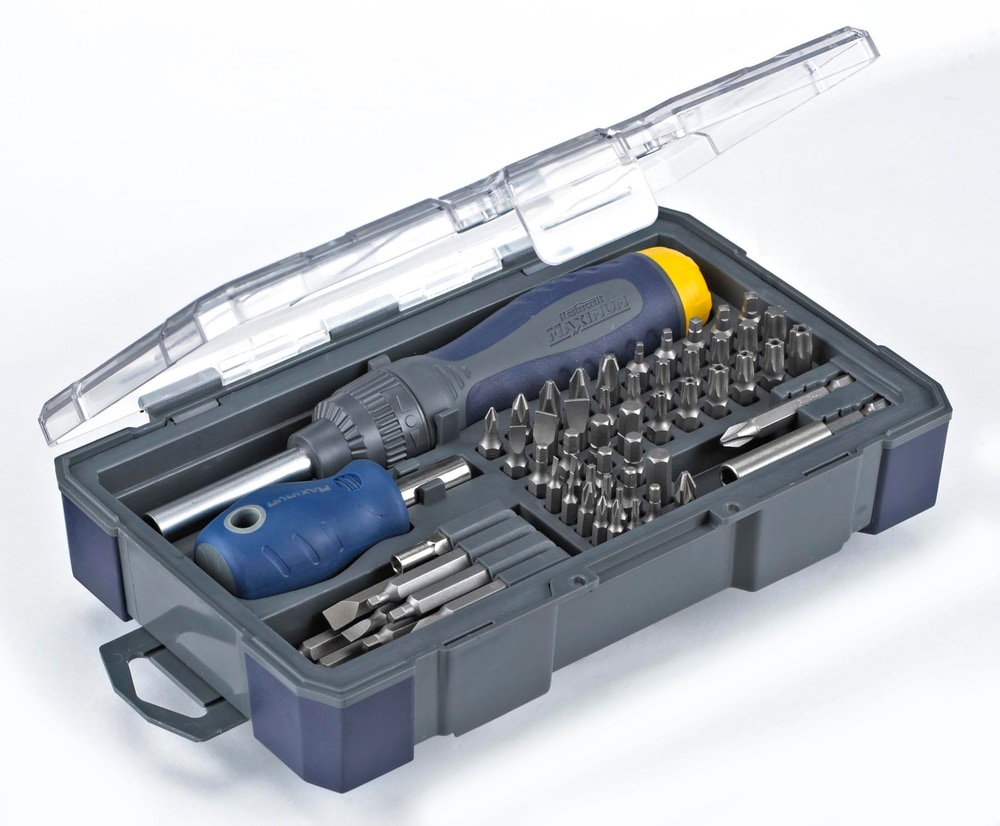 Mastercraft Ratchet Screwdriver and Bit Set, 62pcs Canadian Tire
