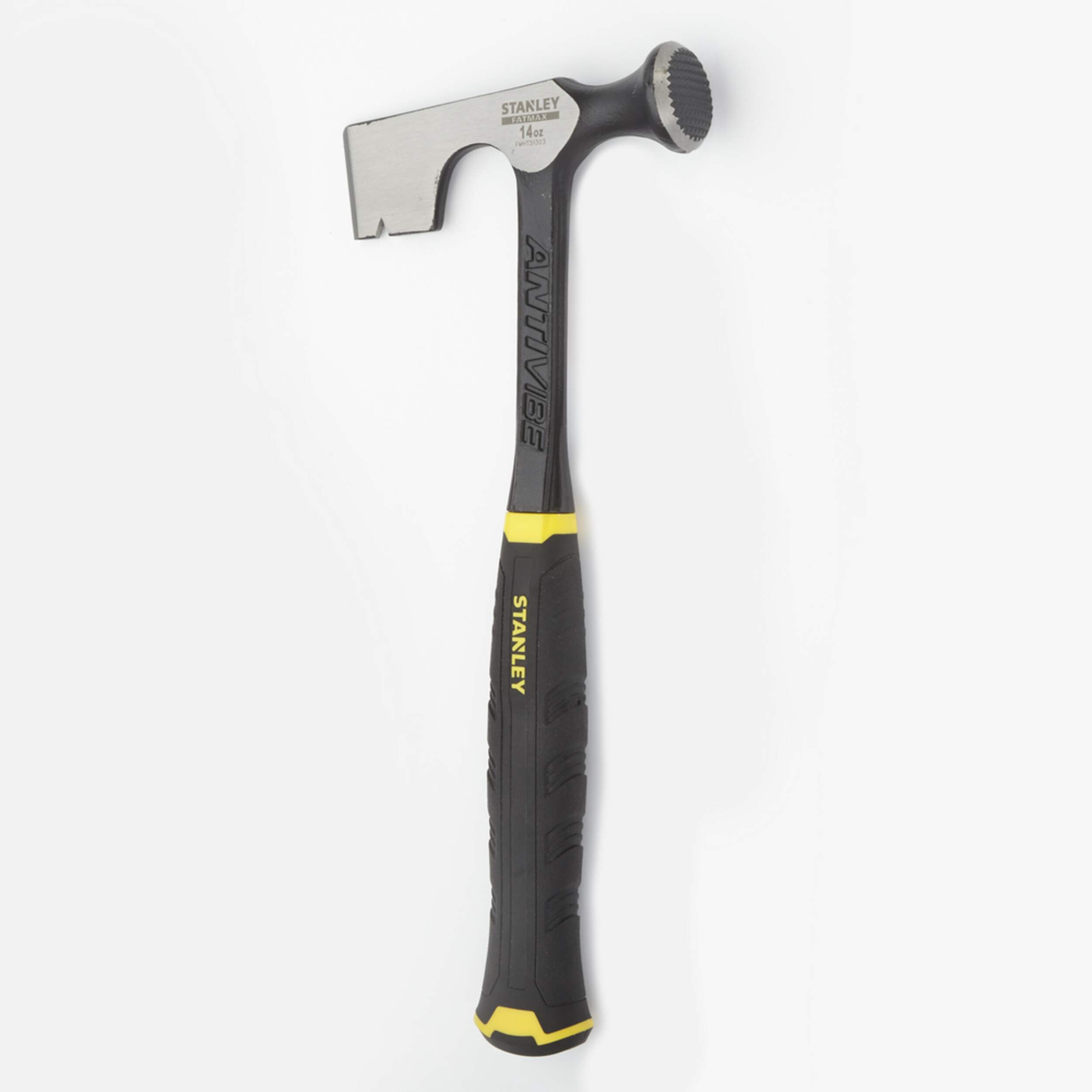 Stanley FatMax 14oz AntiVibe Drywall Hammer with Rim Temper Face