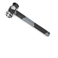 MAXIMUM Sledge Hammer, Comfort Grip Poly Handle, 4-lb Front_Three_Fourths_Angled_Left